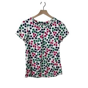Boden Ravello Silk Blend Short Sleeve Shirt